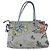 Borsa Tote Botanica GUCCI in Tela 2way Blu Argento 353440 Auth BA9018 - vista 2