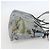 Borsa Tote Botanica GUCCI in Tela 2way Blu Argento 353440 Auth BA9018 - vista 4