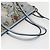 Borsa Tote Botanica GUCCI in Tela 2way Blu Argento 353440 Auth BA9018 - vista 7