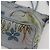 Borsa Tote Botanica GUCCI in Tela 2way Blu Argento 353440 Auth BA9018 - vista 9