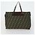 Borsa in tela Zucca Zucchino FENDI 2 pezzi Marrone Nero Arancione Auth 158724 - vista 10
