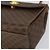 Céline Borsa a mano in tela Macadam CELINE in pelle PVC 2 in 1 marrone oro Auth 158705 D'oro - vista 16