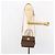 Céline Borsa a mano in tela Macadam CELINE in pelle PVC 2 in 1 marrone oro Auth 158705 D'oro - vista 26