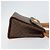 Céline Borsa a mano in tela Macadam CELINE in pelle PVC 2 in 1 marrone oro Auth 158705 D'oro - vista 3