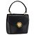 Céline Borsa Medallion in pelle nera e oro Auth 160819 Nero D'oro