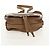 Chloé Borsa a Spalla Chloe Mercy in Pelle Beige Oro Auth am10151 D'oro - vista 5
