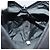 PRADA Borsa sportiva in nylon nera e argento Auth am10157 Nero - vista 18