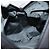 PRADA Borsa sportiva in nylon nera e argento Auth am10157 Nero - vista 19