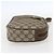 GUCCI GG Supreme Web Sherry Line Clutch Bag PVC Beige Oro 89 01 034 Auth 158515 - vista 4