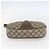 GUCCI GG Supreme Web Sherry Line Clutch Bag PVC Beige Oro 89 01 034 Auth 158515 - vista 5