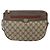 Borsa a Spalla Gucci GG Supreme Web Sherry Line PVC Beige Oro Auth 160559 D'oro - vista 13