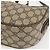 Borsa a Spalla Gucci GG Supreme Web Sherry Line PVC Beige Oro Auth 160559 D'oro - vista 9