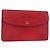 LOUIS VUITTON Clutch Epi Montaigne 27 Rosso M52657 LV Auth 157734