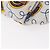 LOEWE Marsupio in Tela Bianco Argento Auth bs31816 - vista 14