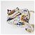 LOEWE Marsupio in Tela Bianco Argento Auth bs31816 - vista 3