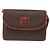 Céline Sac à épaule en toile Macadam CELINE en cuir PVC marron doré Auth 157008 - vue 13