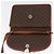 Céline Sac à épaule en toile Macadam CELINE en cuir PVC marron doré Auth 157008 - vue 19