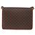 Céline Sac à épaule en toile Macadam CELINE en cuir PVC marron doré Auth 157008 - vue 2
