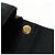 CHANEL Mini Matelassé 18 Bolsa de Hombro con Cadena Satén Negro Oro CC Auth 159010V Dorado - vista 21