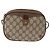 Gucci Borsa GG Supreme Web Sherry Line in PVC beige e oro 89 02 066 Auth 157753 D'oro - vista 13