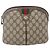 Borsa Sherry Line GG Supreme Web di GUCCI in PVC beige e oro 904 02 047 Auth 157335 D'oro - vista 13