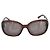 Occhiali da sole CHANEL Camelia in plastica marrone CC Auth ka1148 - vista 2