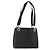Borsa Tote Gancini in pelle nera e oro Salvatore Ferragamo Auth 157259 Nero D'oro