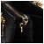 Borsa Tote Gancini in pelle nera e oro Salvatore Ferragamo Auth 157259 Nero D'oro - vista 10