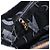 Borsa Tote Gancini in pelle nera e oro Salvatore Ferragamo Auth 157259 Nero D'oro - vista 20