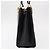 Borsa Tote Gancini in pelle nera e oro Salvatore Ferragamo Auth 157259 Nero D'oro - vista 4