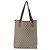 Borsa tote in PVC beige e oro della linea Sherry GG Plus Supreme di GUCCI Auth BA9029 D'oro - vista 2