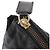 Bolsa de Ombro com Corrente PRADA em Nylon Preto e Dourado Auth bs32069 - vista 10