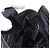 Bolsa de Ombro com Corrente PRADA em Nylon Preto e Dourado Auth bs32069 - vista 20