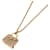 Hermès Kelly Amulet Diamond Necklace Pink gold