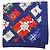 Silk In Carré 90 Schiffsflagge Schal von Hermès Marineblau
