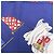 Silk In Carré 90 Schiffsflagge Schal von Hermès Marineblau - Ansicht 6