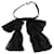 Saint Laurent Collana di seta nera Nero  - vista 1