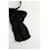 Saint Laurent Collana di seta nera Nero  - vista 3