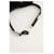 Saint Laurent Collana di seta nera Nero  - vista 5