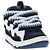 Sneakers Lanvin Curb in pelle di cervo bianco e blu navy 43