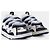 Sneakers Lanvin Curb in pelle di cervo bianco e blu navy 43 - vista 5