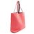Borsa tote Hermès Double Sens 45 Rosa Bordò - vista 2