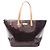 Borsa Tote Bellevue GM di Louis Vuitton Bordò Porpora