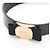 Fascia in pelle nera Salvatore Ferragamo Nero - vista 3