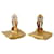 Orecchini quadrati Chanel Coco Mark D'oro - vista 4