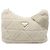 Prada White Quilted Shearling Padded Crossbody Cream