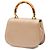 Gucci Mini in Pelle Metallica Marrone Bamboo Night Carne - vista 2