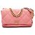 Chanel Maxi Tweed 19 Flap Rosa