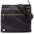 Borsa a tracolla Gucci in tela GG nera Nero