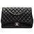 Chanel Maxi Classico Nero Caviar Doppio Faldone